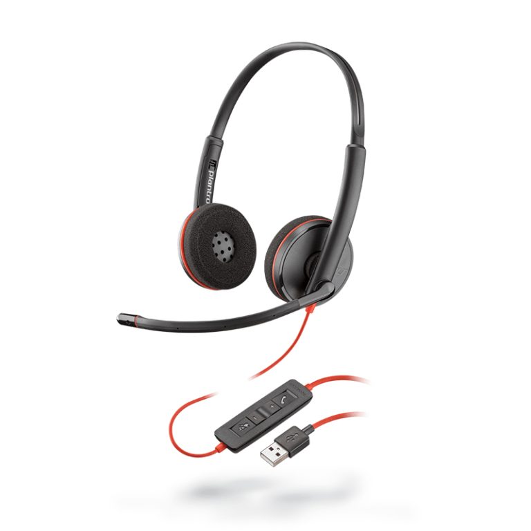 Poly Blackwire 3325 Wired Headset | MS Teams | USB-A | Stereo (214016 ...