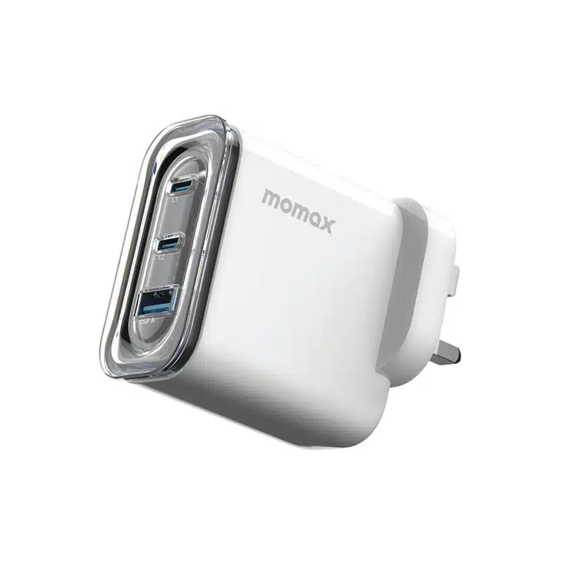 momax-1charge-flow+-80w-3port-gan-charger-white-um52ukw-01
