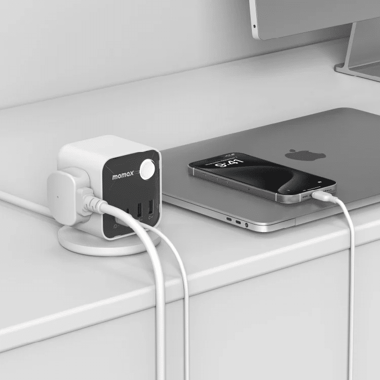 momax-1charge-work-flow-3outlet-gan-power-cube-25w-with-usb-ports-info-03