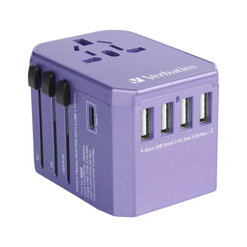 verbatim-5-port-5.6a-universal-travel-adapter-purple-65829-01