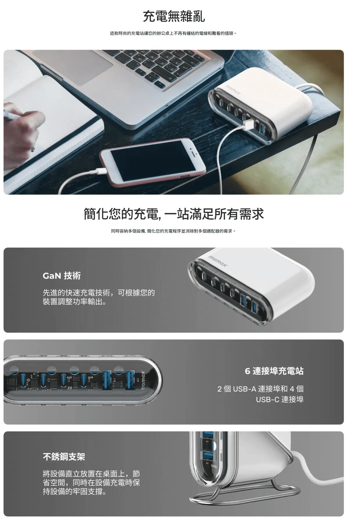 momax-1-charge-flow-6-port-gan-charger-120w-um55ukw-bc