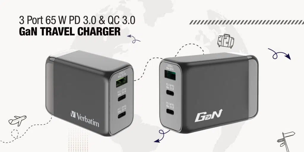verbatim-3-port-65w-pd-qc-3.0-gan-travel-charger-66963-d1