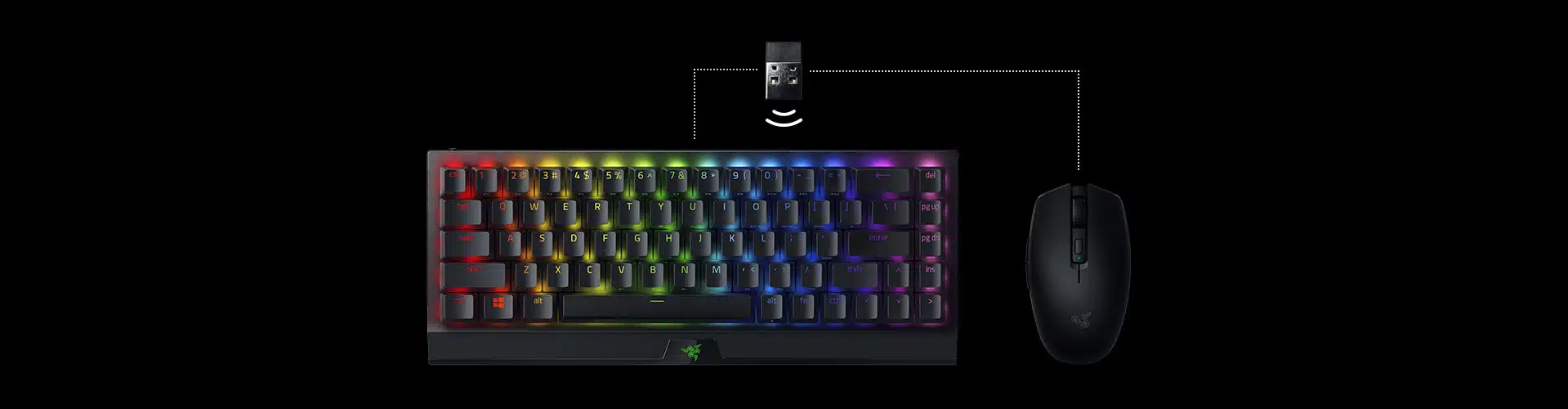 Clearance】Razer BlackWidow V3 Mini HyperSpeed RGB Wireless 65