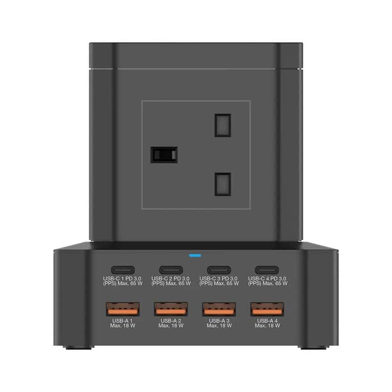 verbatim-4-ac-outlet-8-port-65w-pd-qc-3.0-power-strip-black-66960-02