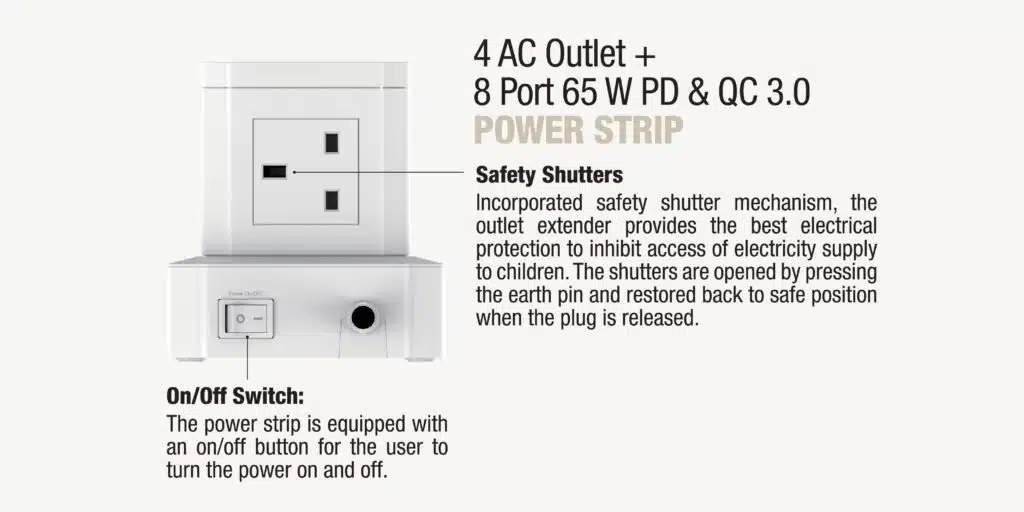 verbatim-4-ac-outlet-8-port-65w-pd-qc-3.0-power-strip-black-66960-13