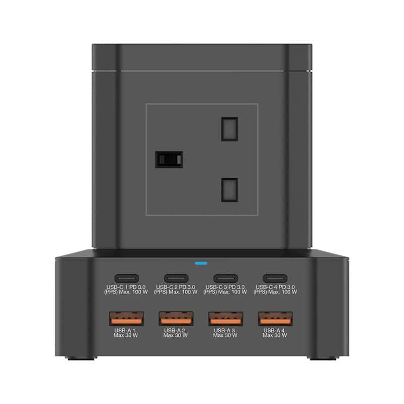 verbatim-8-ac-outlet-8-port-100w-pd-qc-3.0-power-strip-black-66962-02
