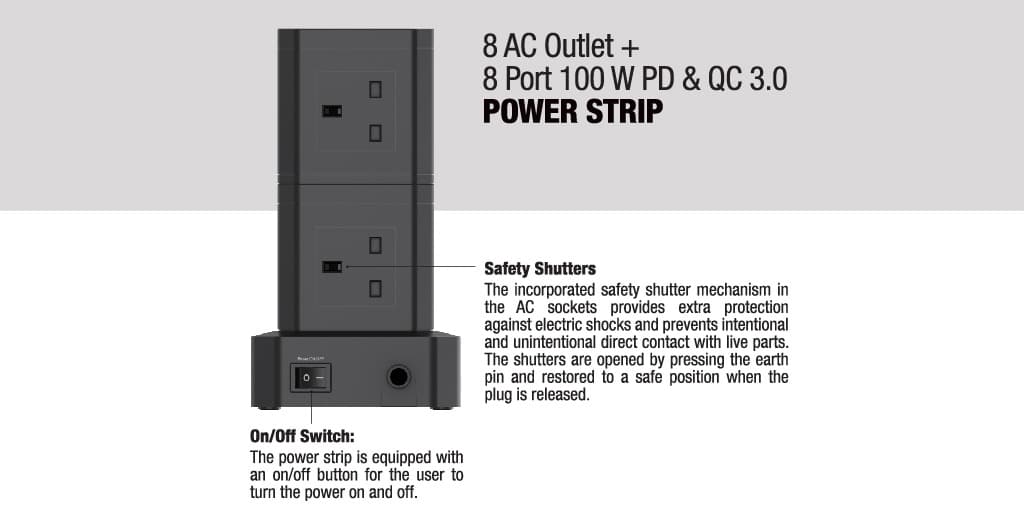 verbatim-8-ac-outlet-8-port-100w-pd-qc-3.0-power-strip-black-66962-13