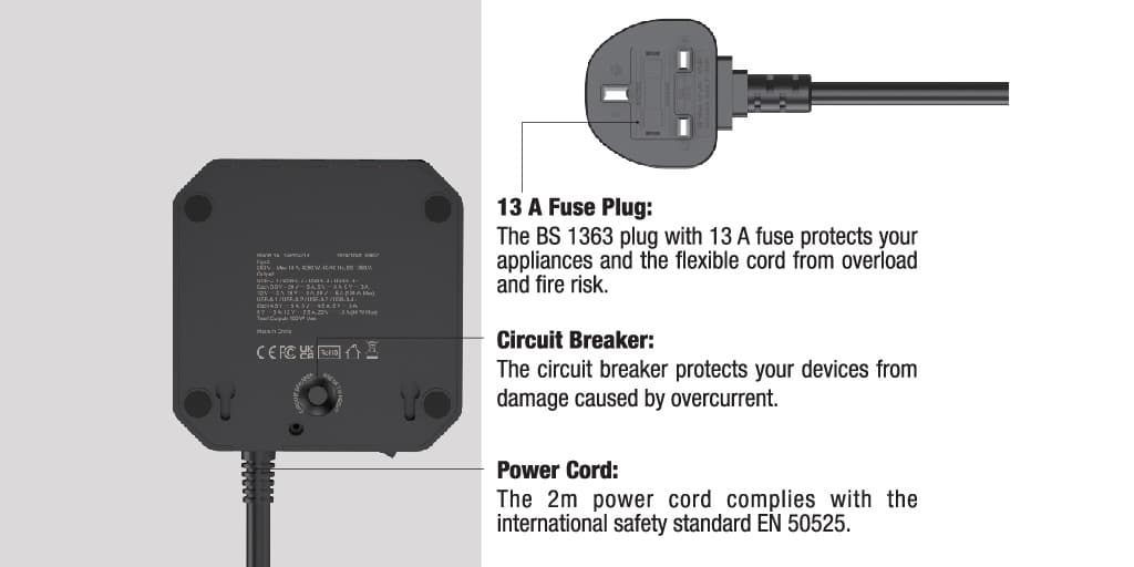 verbatim-8-ac-outlet-8-port-100w-pd-qc-3.0-power-strip-black-66962-14