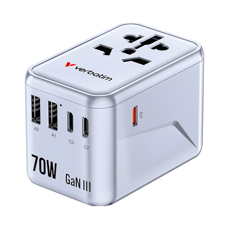 verbatim-gan-III-70w-universal-travel-adapter-blue-30171