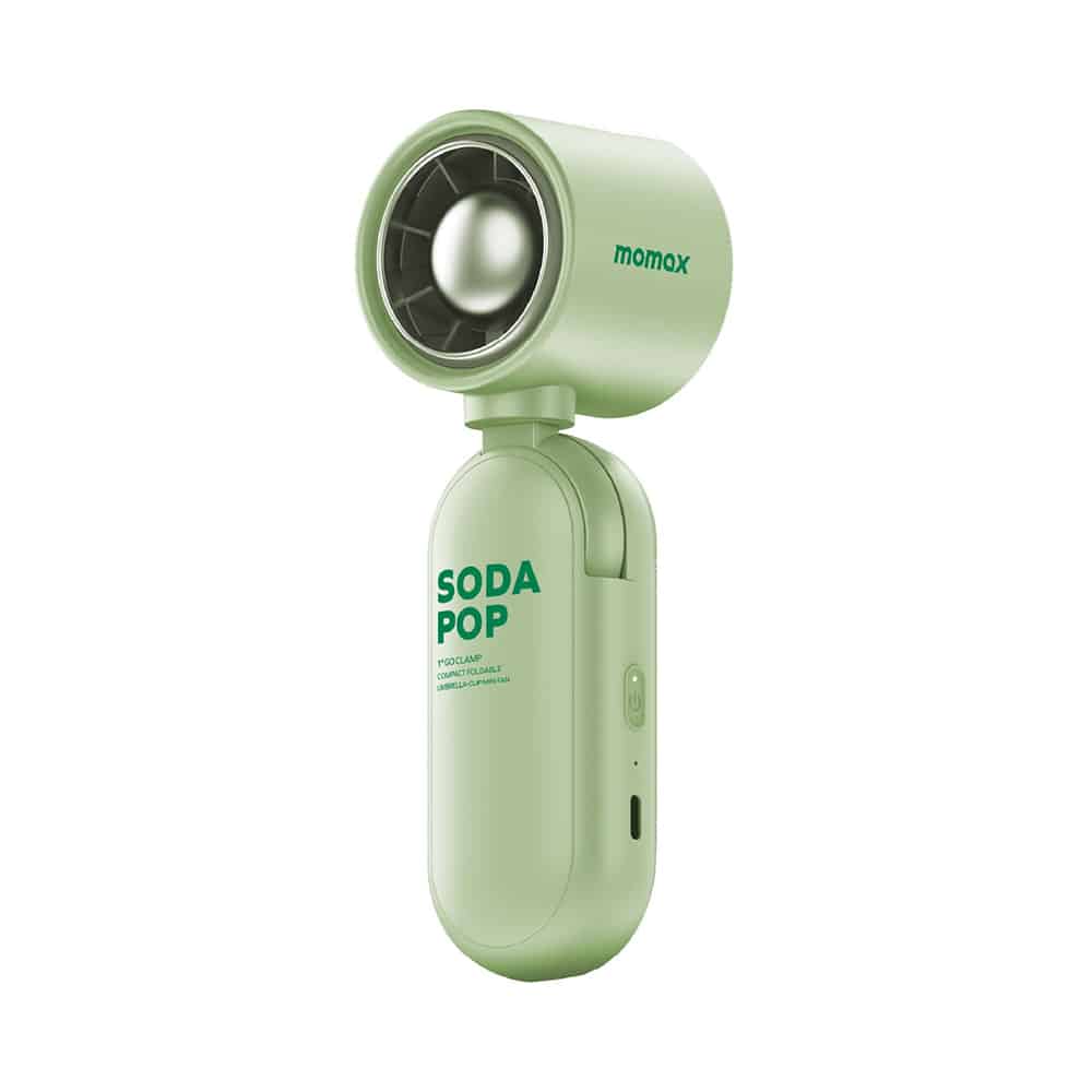 momax-1-go-clamp-compact-foldable-umbrella-clip-mini-fan-green-01