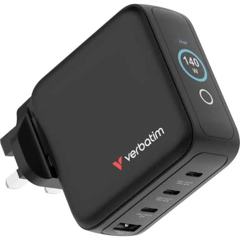 verbatim-mini-gan-wall-charger-140w-with-display-uk-plug-info-02