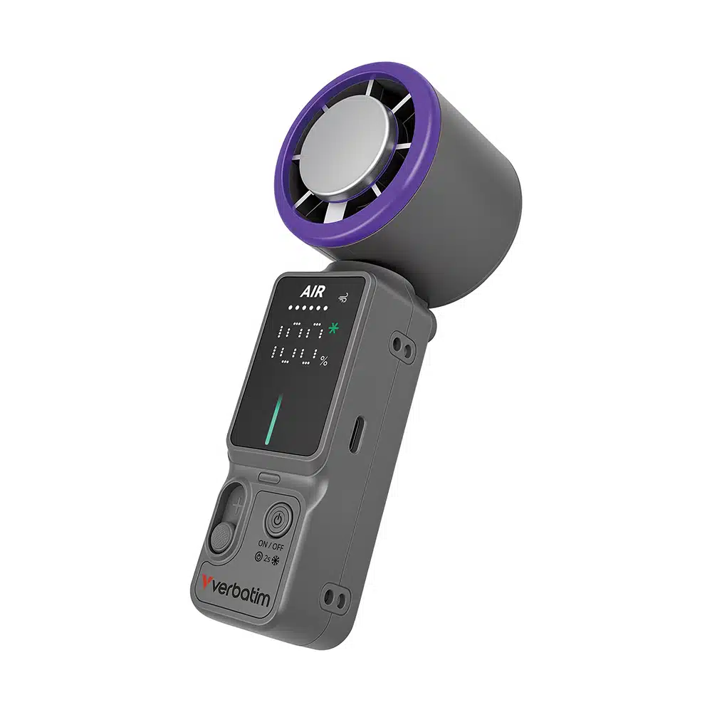 verbatim-cool-n-go-handheld-fan-ice-touch-pro-grey-purple-32349-01