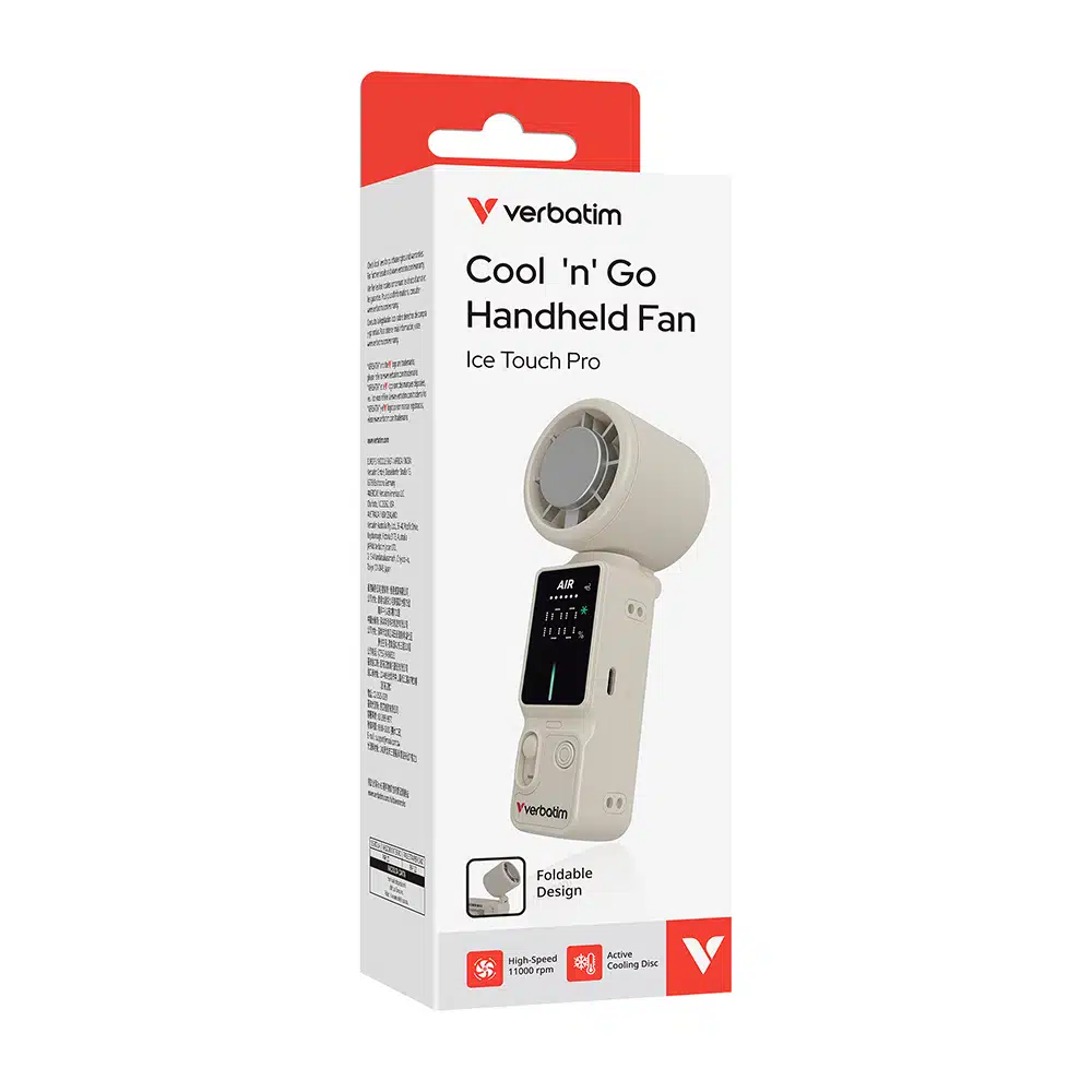 verbatim-cool-n-go-handheld-fan-ice-touch-pro-white-silver-32348-08