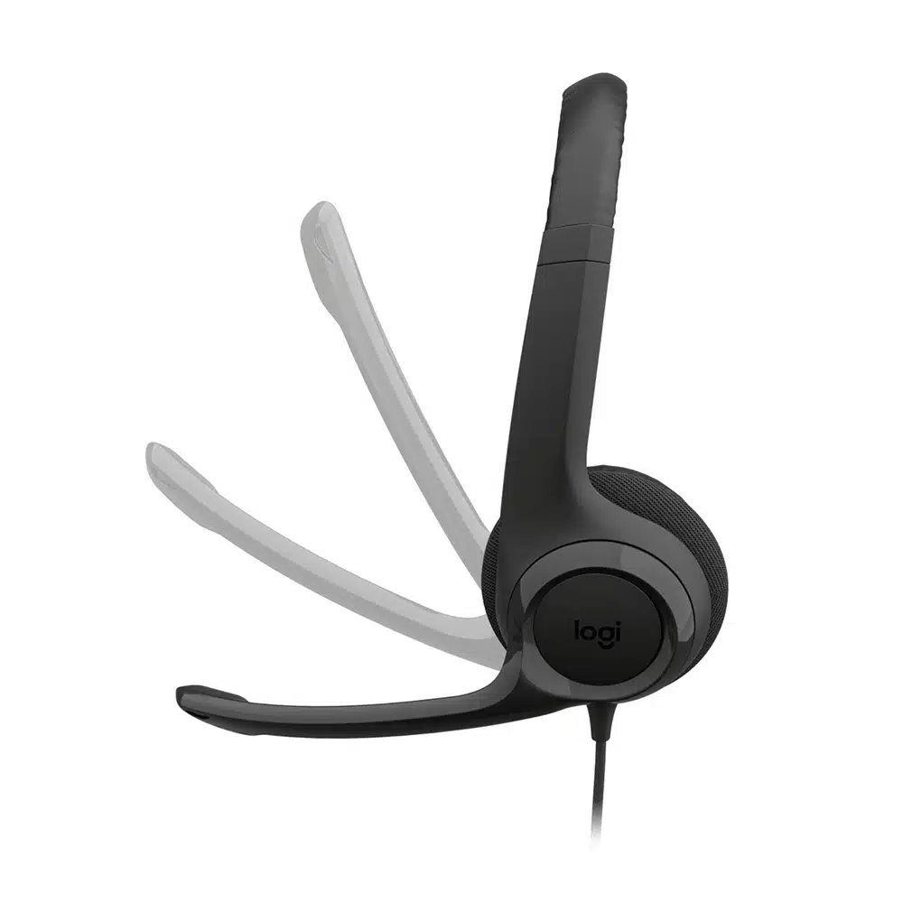 Logitech H390 USB 耳機 | USB-C | 黑色 (981-001577):圖片 4